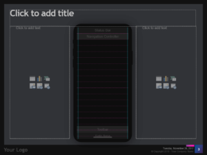 PowerPoint Wireframe Grid